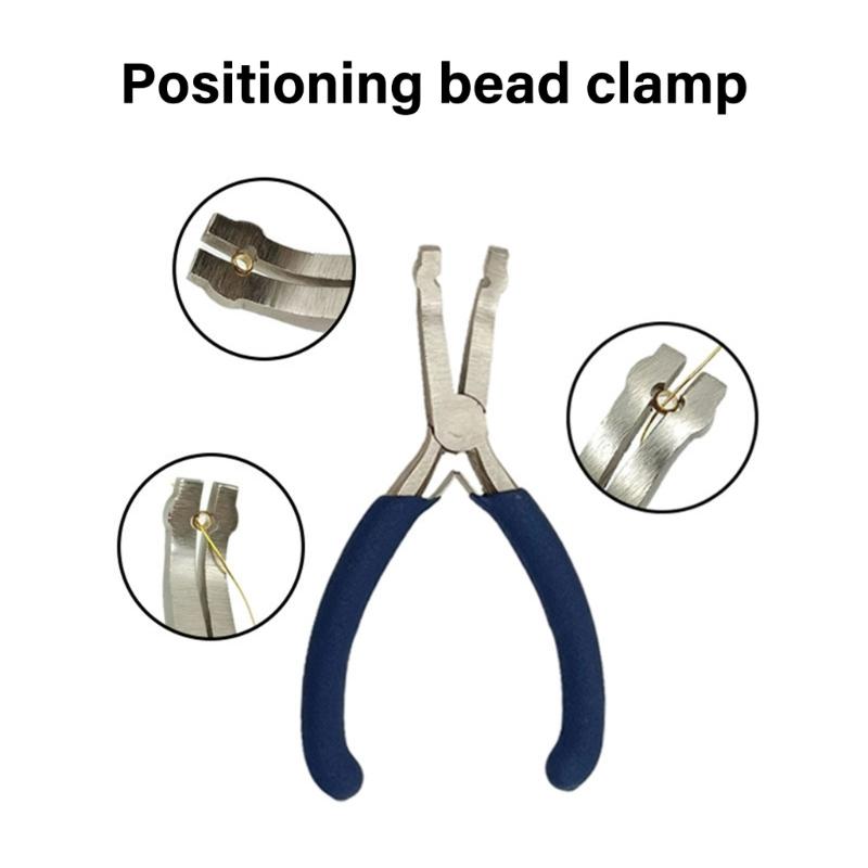 Precisions Beads Grabbing Pliers for Jewelry Making and Repair with Ergonomic Stainless Steel Pliers