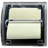 Pull Out Note Organiser Clear Plastic Sticky Notes Dispenser Desk Note Paper Storage Box For Office Organization