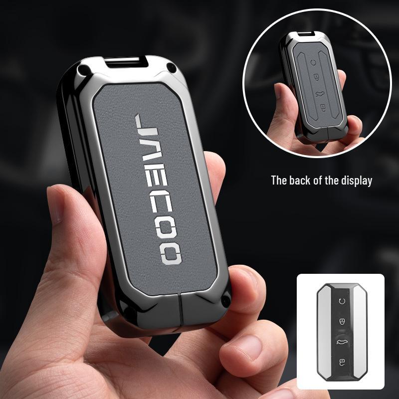 

Совместимый металлический защитный чехол для брелоков автомобиля Chery: Подходит для 25 моделей Omoda/Jaecoo, Обеспечивает полное покрытие.