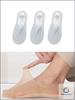 3 Pares de Calcetines Invisibles de Corte Bajo Ultra Finos con Suela de Algodón y Agarre de Silicona Antideslizante en el Talón Calcetines de Barco Invisibles para Verano