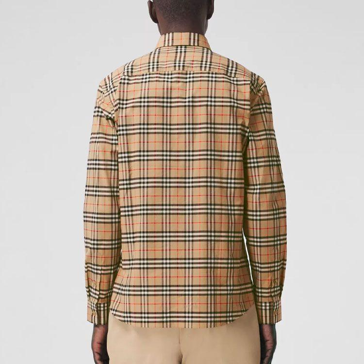 Previous Season small scale check shirt 80209661