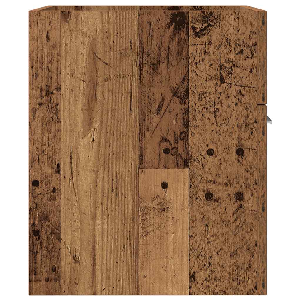 Washbasin Cabinet in Vintage Wood Look 41 x 38.5 x 46 cm Particleboard
