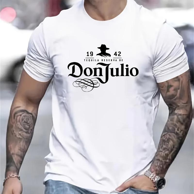 

Don Julio Tequila Vintage Logo Print T-Shirt,Lightweight T-Shirt Breathable Cool, Comfortable Wear XXL белый