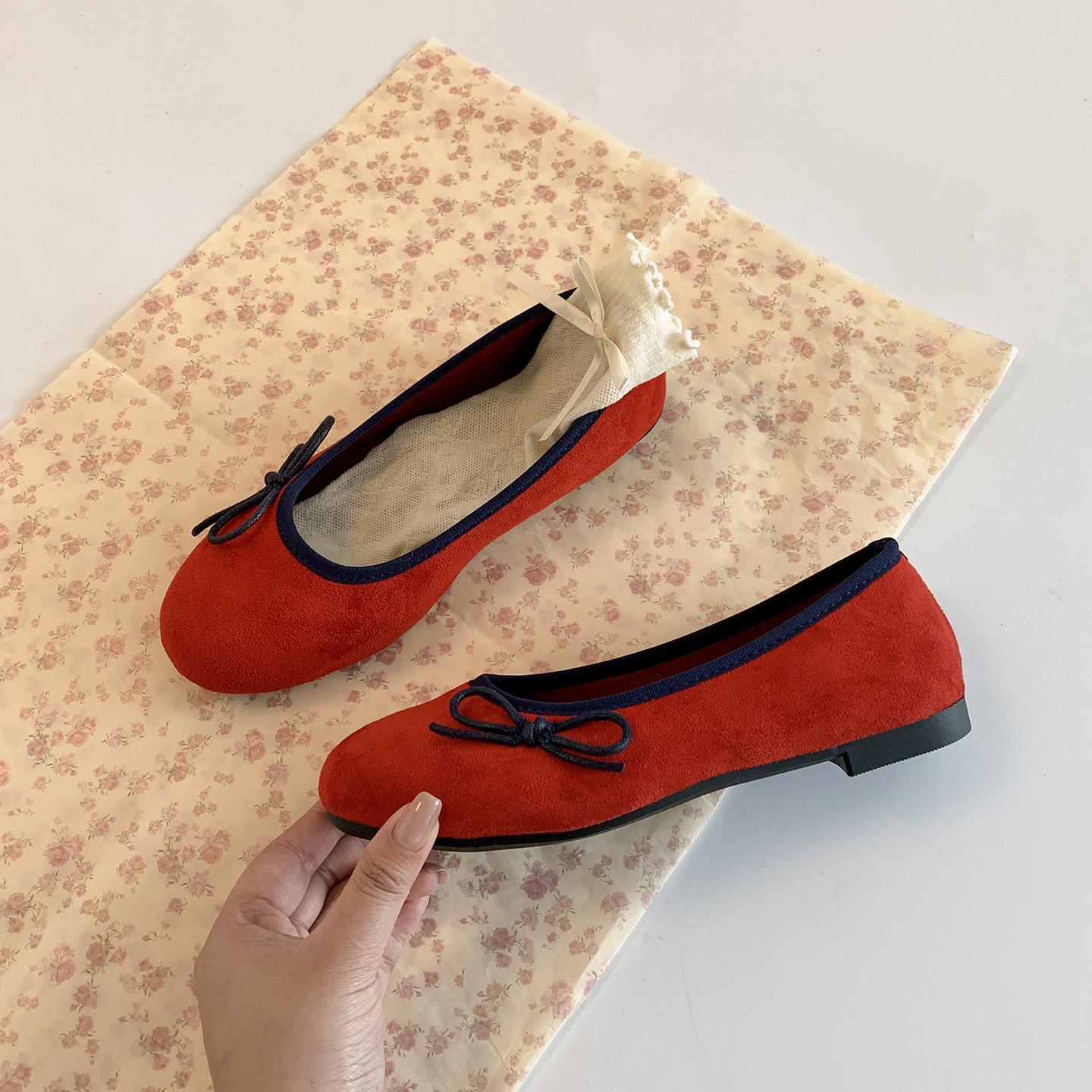 

Retro versatile silver French flat-bottomed light-mouth single shoes women s 2025 new autumn skirt soft-soled Mary Jane shoes 35 красный