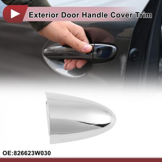 

Exterior Door Handle Cover Trim No.826623W030 for Kia Sportage 10-16 Silver Tone