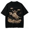 2026 Hot Sale Cartoon Dinosaur Print Fashion Tshirt Unisexs Unisex Distressed Vintage Tee Student Fashion Design Vacation Top
