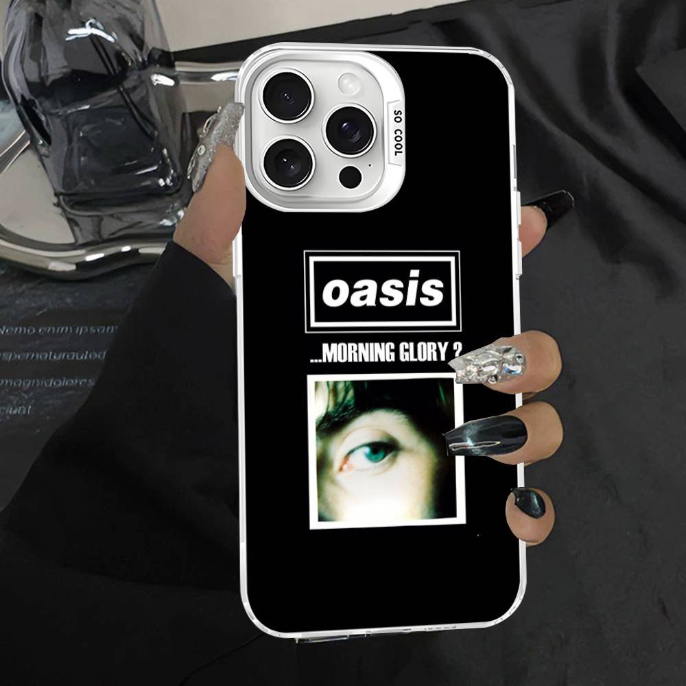 

O-Oasis Band Color Phone Case For IPhone 17 16 15 14 13 12 11 Pro Max Plus Pro Shell iPhone 13
