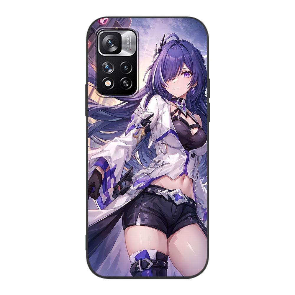 

Чехол Acheron Honkai Star Rail для Xiaomi Redmi Note 8 10 10S 11 9 11S 7 12 Pro Plus 12S 9S 8T 11E Pro 11T, мягкий черный чехол для телефона Redmi Note 9 Pro