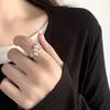 Versatile Multi-layer Bead Ring for Women: Fashion-Forward Stackable Open Design for the Index Finger