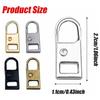 5 Pcs Zipper Pull Replacement Zipper Repair Kit Zipper Slider Pull Tab Metal Zipper Fixer Head for Luggage Backpack Jacket Suitcase Coat