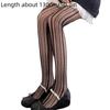1Pair Stockings Womens Fishnet Tights Sexy Geometric Striped Pantyhose Rattan Mesh Lace Gothic Outdoor Gadgets