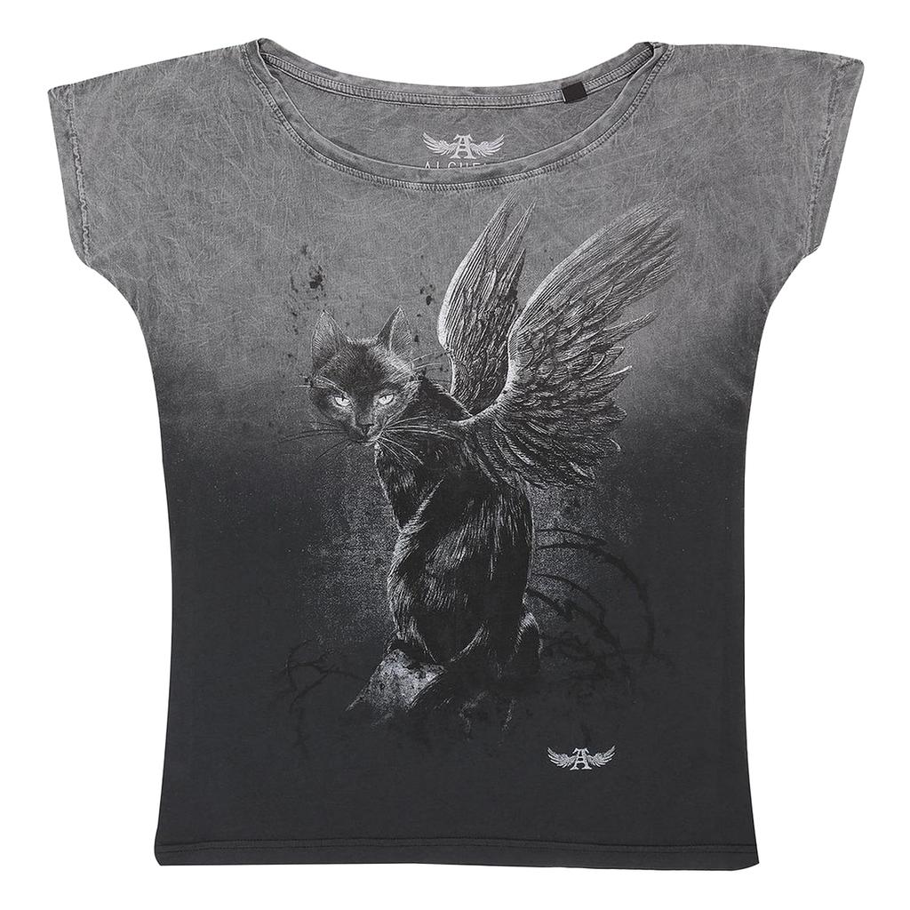 Alchemy Womens/Ladies Nine Lives T-Shirt