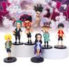 One Piece 6pcs Role Pvc Toy Model Desktop Decoration Children Christmas Gift