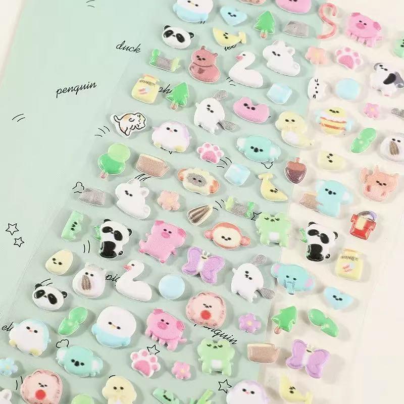 3D Stickers Bonbon Drop Seal Stickers Decorative 3D Sticker for DIY Phone Case Diary Scrapbook Laptop Decals Party Favors Gifts