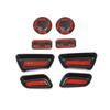 Carbon Fiber Style Front Seat Adjustment Button Cover Trims For Toyota Tundra