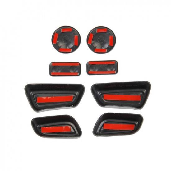 Carbon Fiber Style Front Seat Adjustment Button Cover Trims For Toyota Tundra