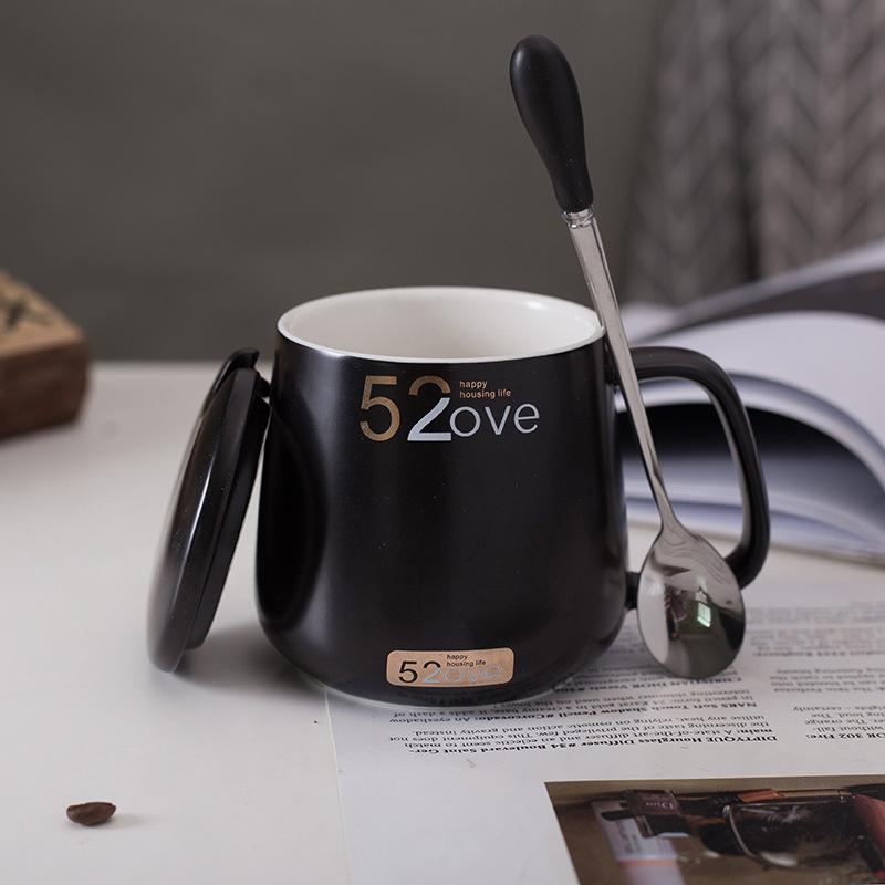 Nordic Couple Creative Home Mug Office Logo Simple Milk Coffee Cup Gift Water Cup Ceramic Cup