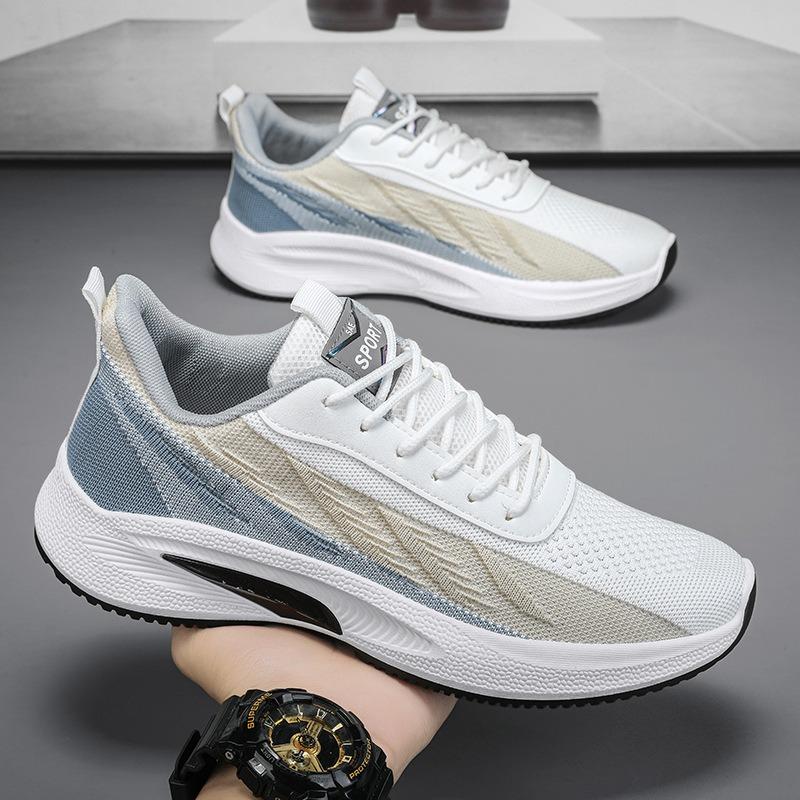 Summer Lightweight Breathable Men Air-cushion Sneakers Trend Versatile Men Tenis Gym Sports Shoes Outdoor Soft Sole Running Shoe