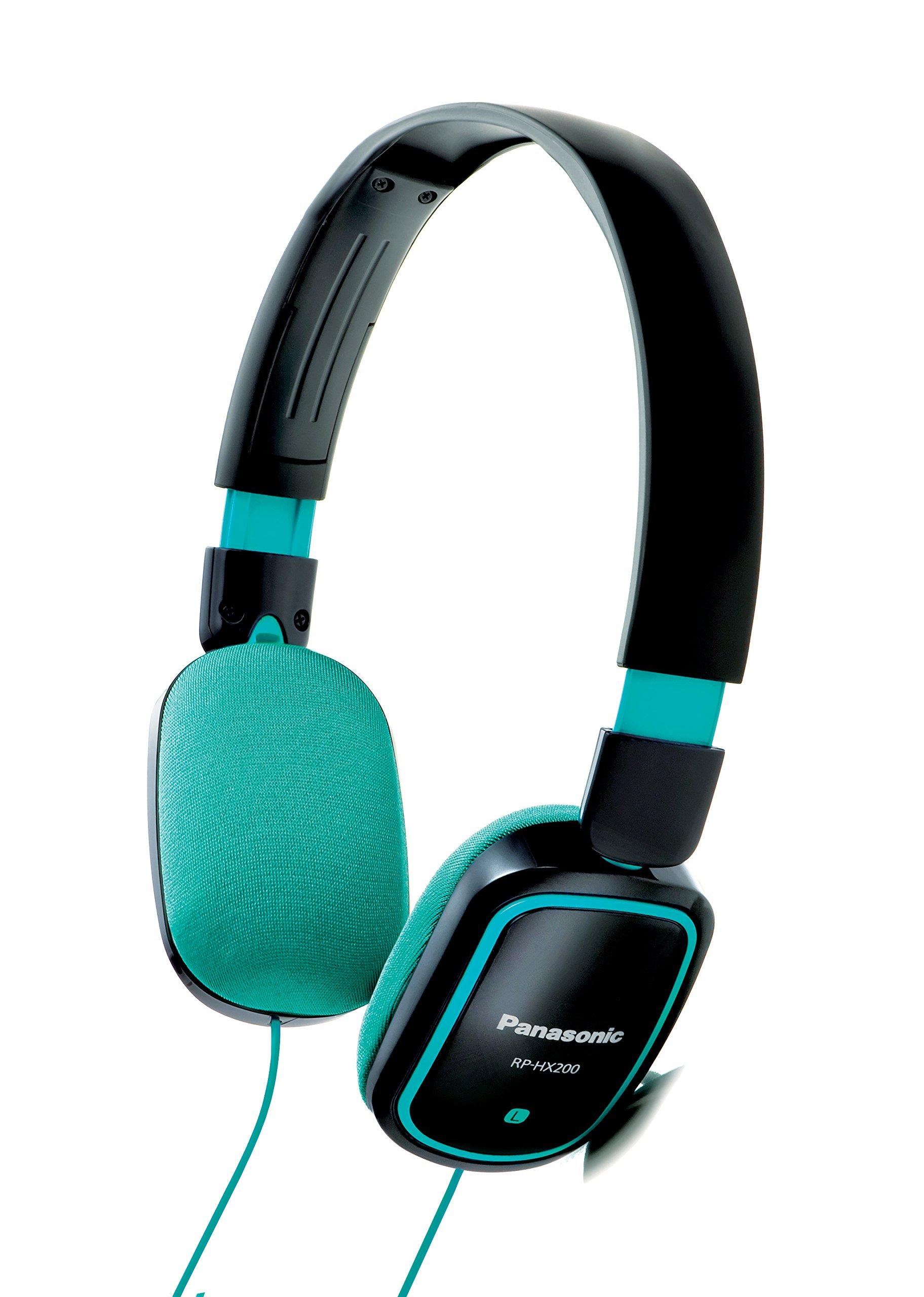 

Panasonic Stereo Headphones Over Headphones Blue/Black RP-HX200-AK