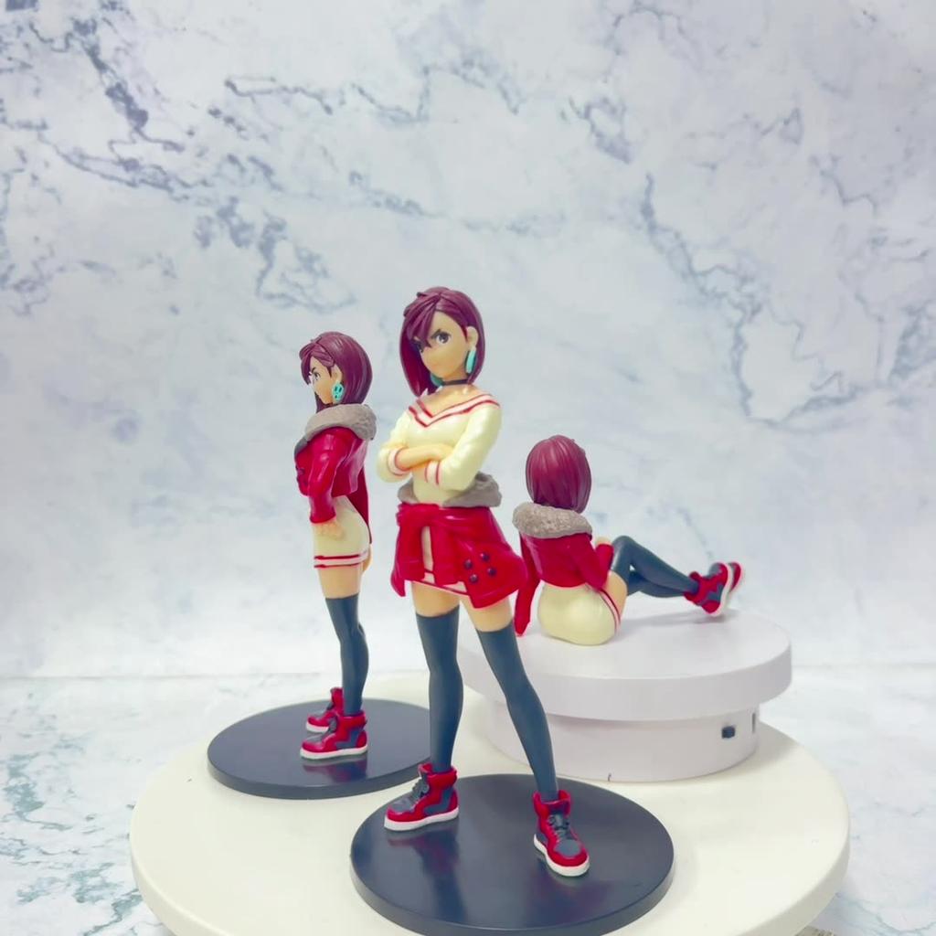 Supernatural armed Bold party Casual clothes Ayase Tao sitting posture Figurine Car ornament