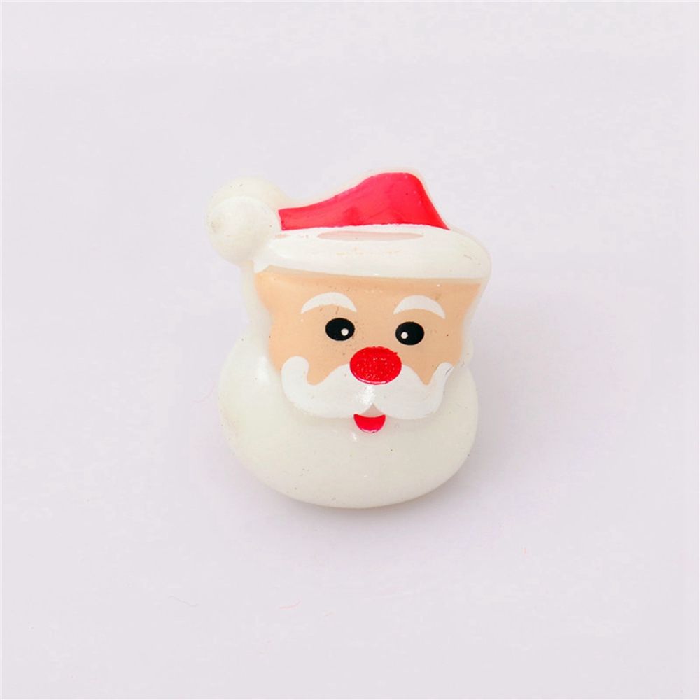 Tree Santa Claus Snowman Christmas Gift Glow Rings Cartoon Ring Fashion Jewelry Christmas Rings