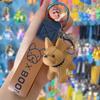 Chic French Bulldog Keychain Pendant for Women - Adorable Cartoon Bag Charm, Perfect Gift for Couples