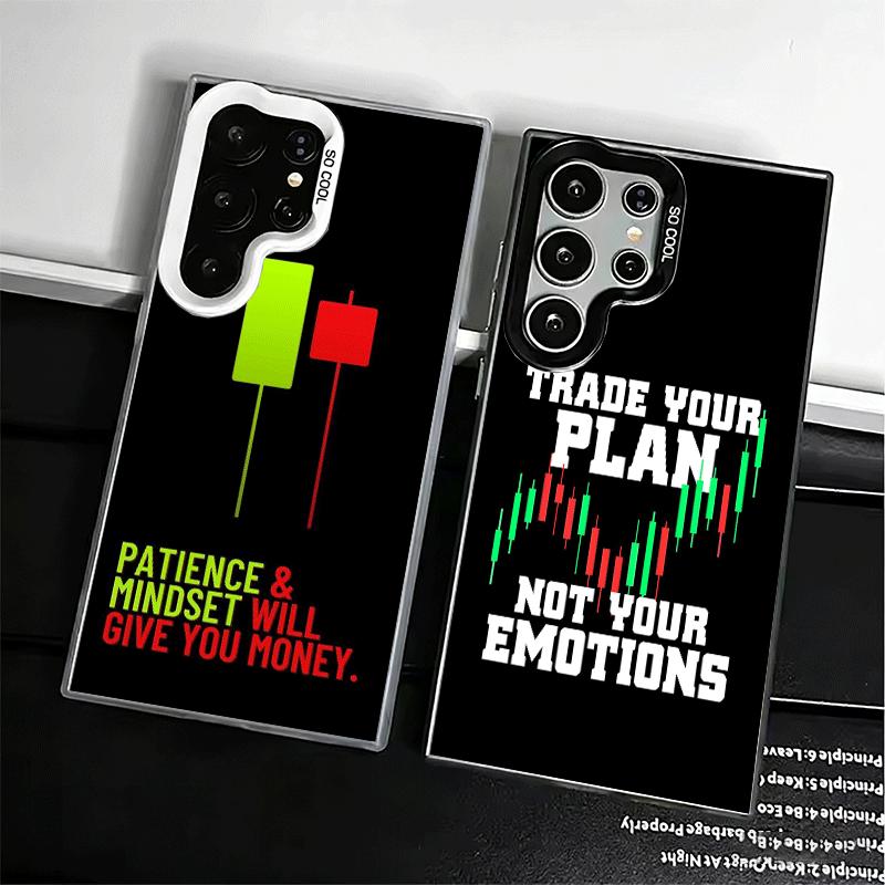 Day Trader Forex Day Trading Shockproof Phone Case for Samsung Galaxy S26 Edge S25 Ultra S24 FE S23 Plus S21 Cover Anti Fall Fun