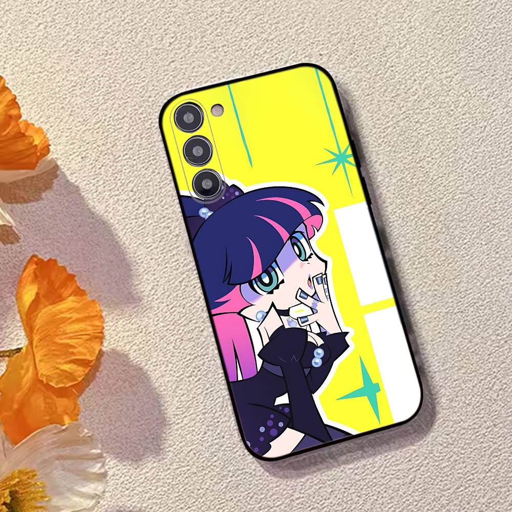 P-Panty Stocking Garterbelt Phone Case For Samsung Galaxy A73,A72,A71,A70,A53,A52,A51,Others Soft Black Cover
