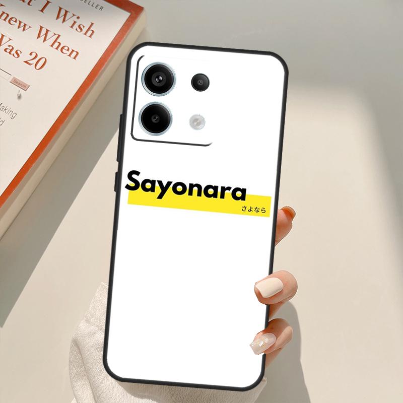 Banana Fish Sayonara Funda For Xiaomi Redmi Note 13 14 9 10 12 11 15 Pro Plus Case For Redmi 15 C 12C 13C 14C 10C