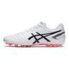 Asics Ds Light Club Round Toe Comfortable Ag (Rubber Short Studs) Ic/In Artificial Turf Soccer Shoes Men Soccer Shoes White Black 1103A077-100