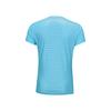 Li Ning Badminton Series Quick-Dry Slim Fit Short Sleeve T-Shirt Women Tops Bachelor-Blue AAYU138-3