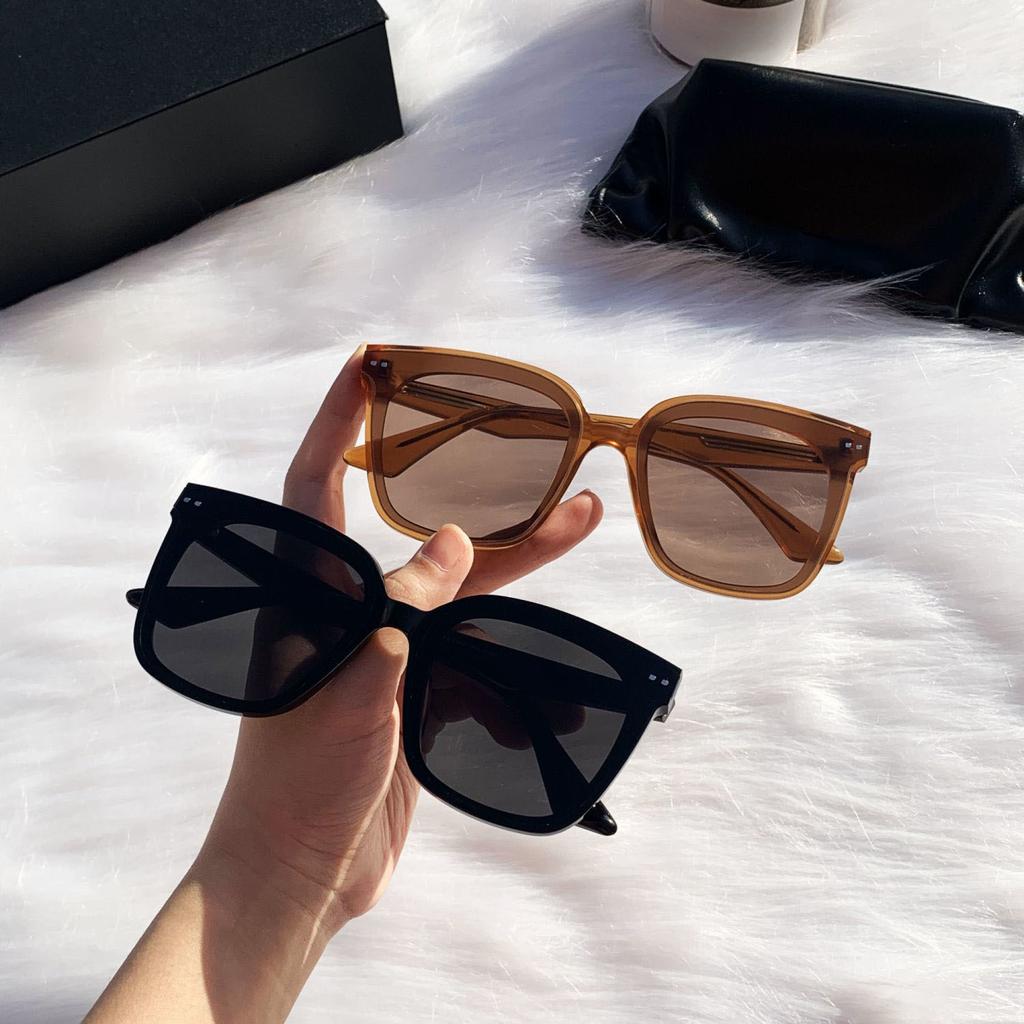Widened and widened, oversized and thin GN new high-end sunglasses, large-size sunshade men's and women's square sunglasses