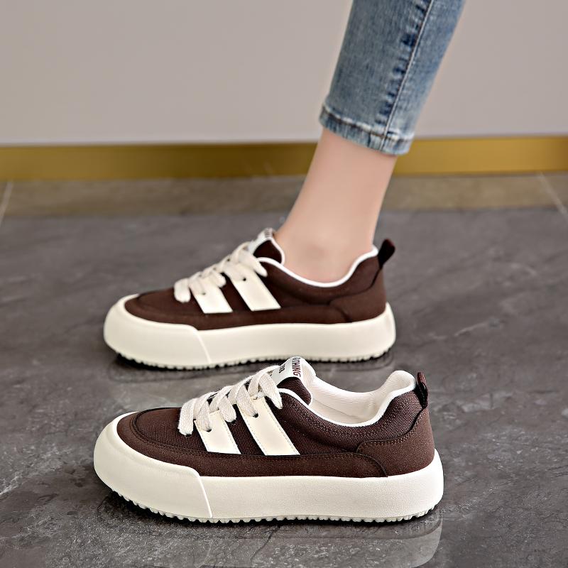Soft platform canvas shoes spring and summer new retro maternity sports shoes