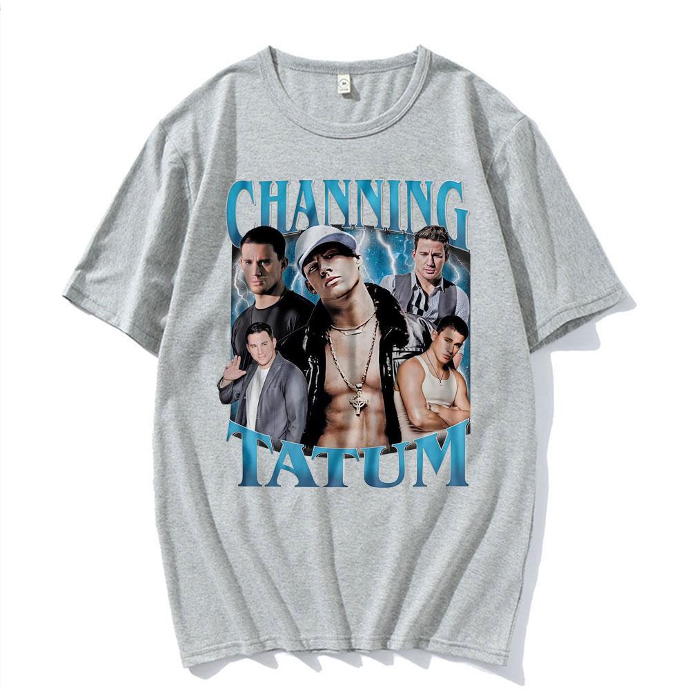 

Retro 90s Channing Tatum Homage Tshirts Unisex Women Casual Cotton Short Sleeve T Shirt Fashion Summer Oversized Tshirt Streetwear 4XL