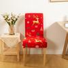 Christmas Cartoon Chair Cover Elastic Festival Party Dining Chairs Stool