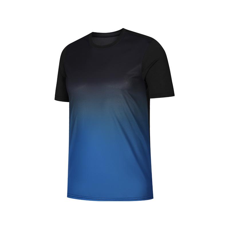Unisex Quick Dry Ice Silk Running & Basketball T-Shirt - Casual Loose Fit Short Sleeve L
