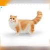 Ragdoll Katze Somali Katze Figur Für Kinder PVC Tier Modell Katze Zum Lernen Spielen