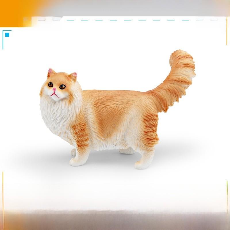 Ragdoll Katze Somali Katze Figur Für Kinder PVC Tier Modell Katze Zum Lernen Spielen