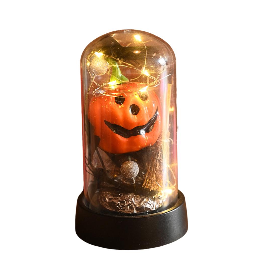 Halloween Pumpkin Head Small Bouquet Creative Gift Desktop Night Light