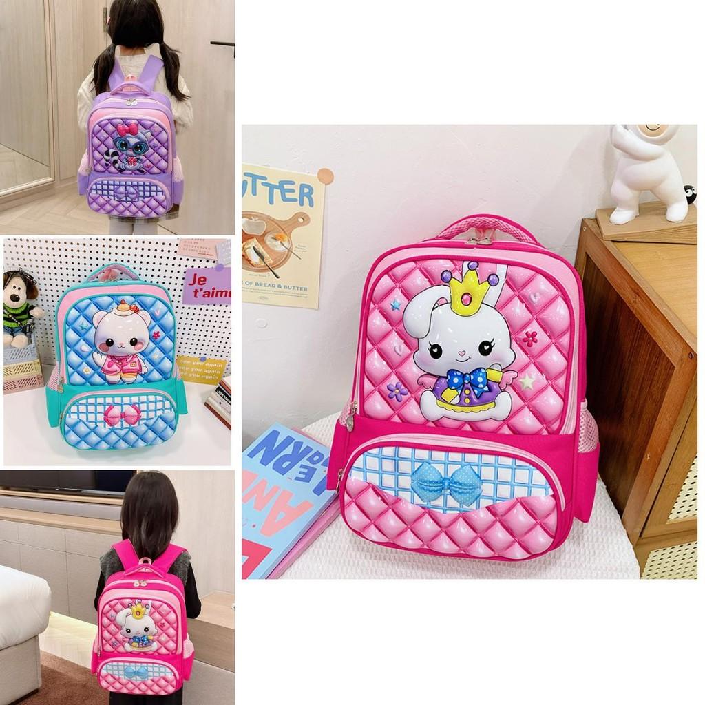 Adorable Durable Nylon Cartoon Anime Backpack With Comfortable Shoulder Straps