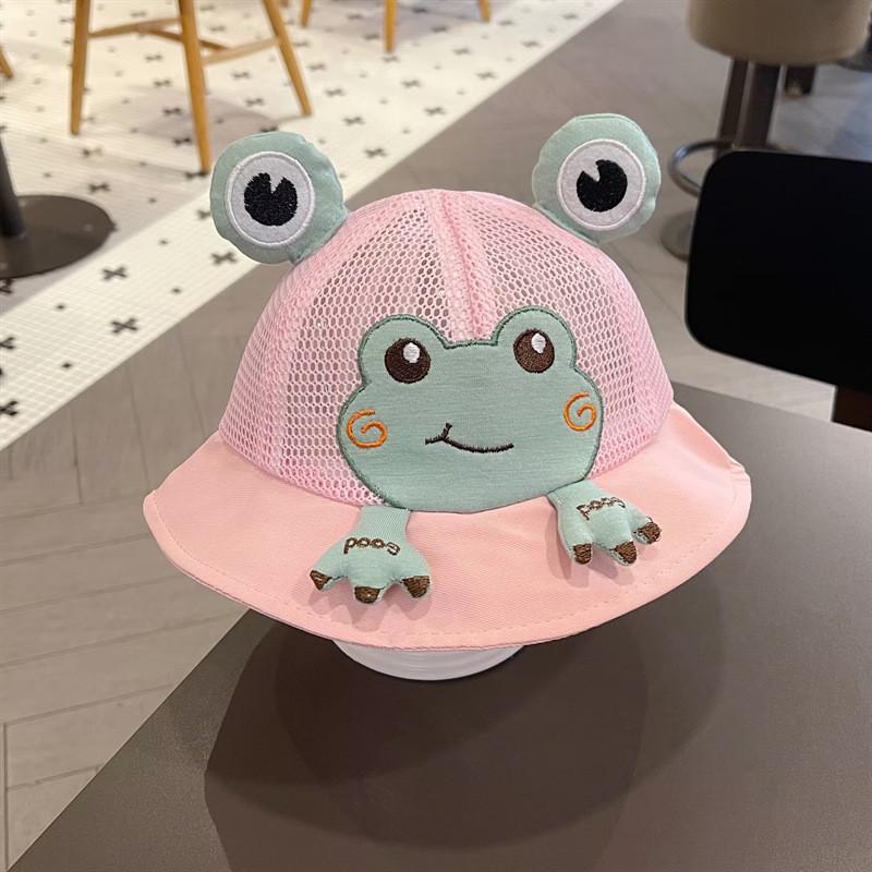 Lovely Infant Frog Cap Sun Hat For Baby Child Outdoor Sun Protection