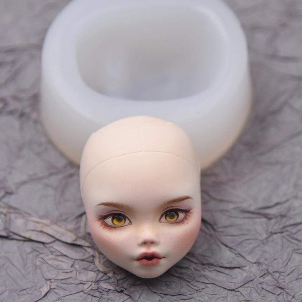 Elf Face Clay Molds Non Stick Easy to Demold Doll Face Clay Molds for Elf Toy Epoxy Resinn Casting DIY Handmade Craft