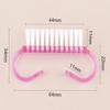 1/3Pcs Acrylic Nail Brush Color Nail Art Manicure Pedicure Soft Remove Dust Plastic Cleaning Nail Brushes File Tools Set