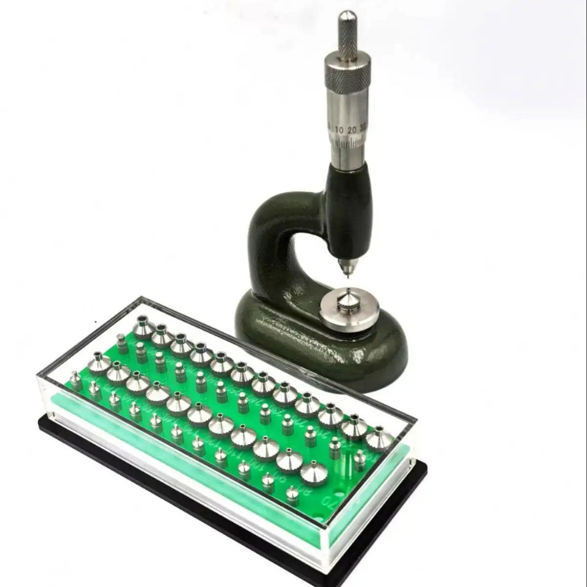 

Watch Repair Tool Watch Press Set Watch Back Case Closer Watchmaker Jewelling Tool Aluminum Alloy Green With 48Pcs Dies