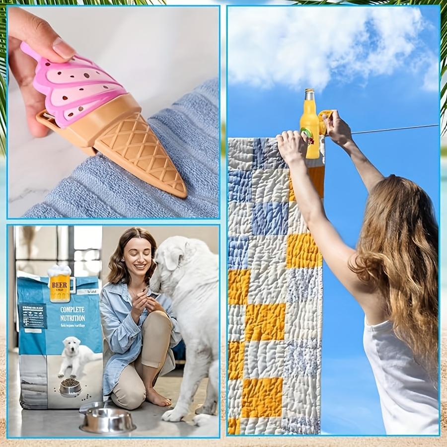 Beach towel clip summer portable chair rack large plastic clothes pins clothes drying pins towel clips