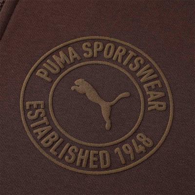 Logotipas Sportinis Laisvalaikio Flisinis Džemperis su Gaubtu Vyriški švarkai Ruda 688713-65