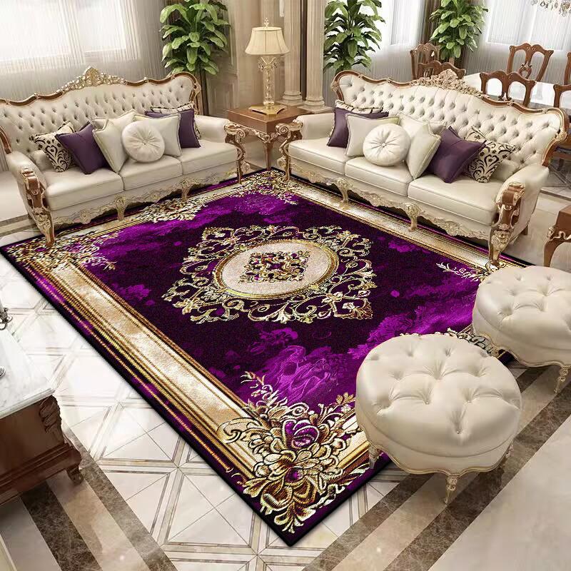 

Европейский стиль Ретро Нескользящий Декор комнаты Эстетический ковер для спальни Большой размер Ковер для гостиной Мягкий Легко чистить Коврик у входной двери 80*120cm