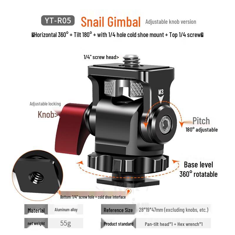 TEXIAN Camera Monitor Mount Bracket