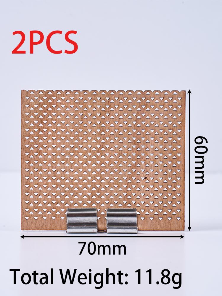 Große Flamme Holzkerzendochte mit Metallbasen Kerzenkerne Herstellungsmaterialien Natürliches Rechteckholz für DIY Sojawachskerzen