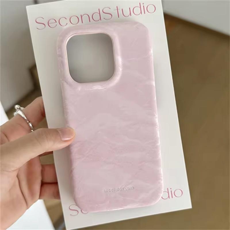 

INS Милый кремовый атласный шелковый мраморный чехол для телефона для iPhone 16 15 13 14 12 Pro Max Минималистичный милый для девушки женский мягкий кожаный чехол iPhone 15 розовый